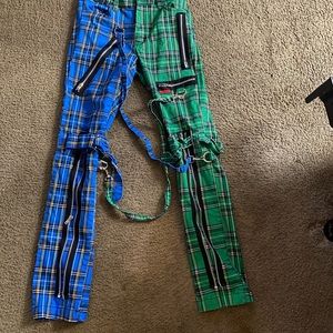 Split Leg Bondage Pants With Straps By Tripp NYC